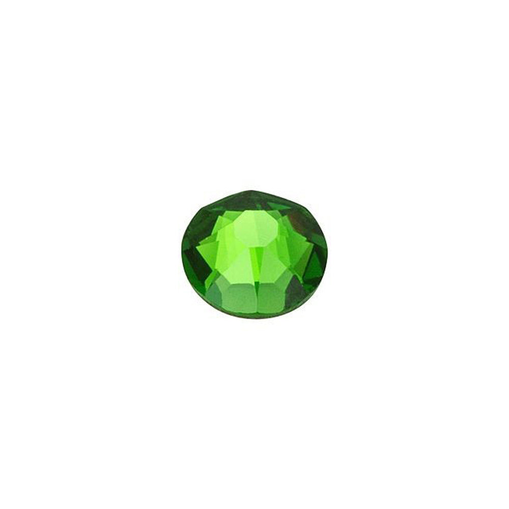 Swarovski Crystal, #2088 Swarovski Round Flatback Rhinestone SS20, Fern Green (1 Piece)