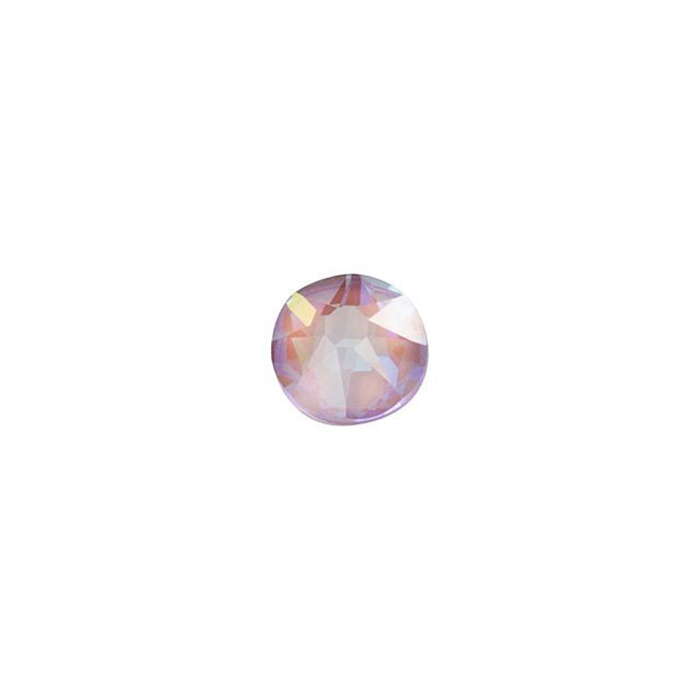 PRESTIGE Crystal, #2088 Round Flatback Rhinestone SS16, Lavender DeLite LacquerPRO (1 Piece)