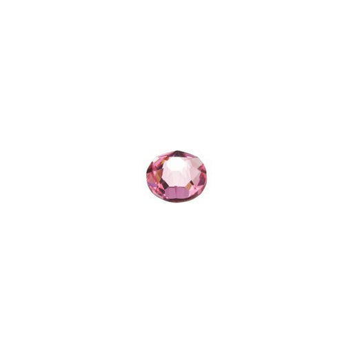 PRESTIGE Crystal, #2088 Round Flatback Rhinestone SS12, Light Rose (1 Piece)