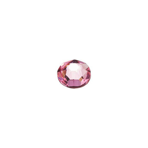 PRESTIGE Crystal, #2088 Round Flatback Rhinestone SS16, Light Rose (1 Piece)