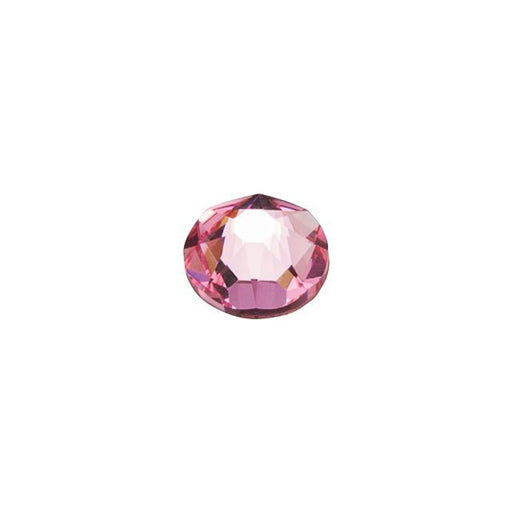 PRESTIGE Crystal, #2088 Round Flatback Rhinestone SS20, Light Rose (1 Piece)
