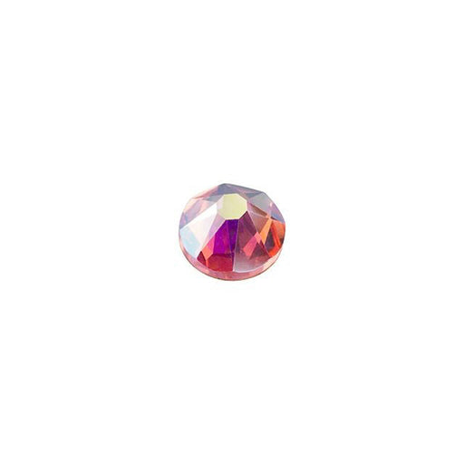 PRESTIGE Crystal, #2088 Round Flatback Rhinestone SS16, Light Rose AB (1 Piece)