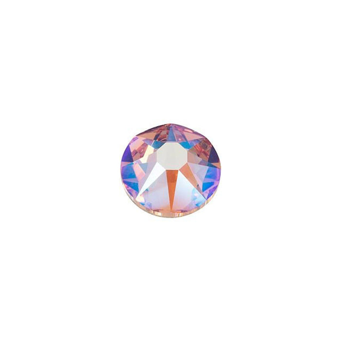 PRESTIGE Crystal, #2088 Round Flatback Rhinestone SS20, Light Rose Shimmer (1 Piece)