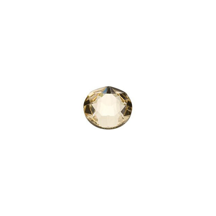 PRESTIGE Crystal, #2088 Round Flatback Rhinestone SS16, Light Silk (1 Piece)