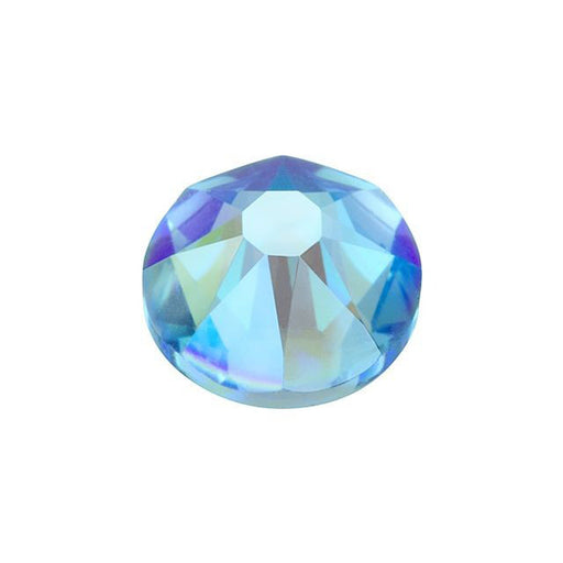 PRESTIGE Crystal, #2088 Round Flatback Rhinestone SS34, Light Sapphire (1 Piece)