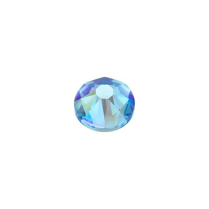 PRESTIGE Crystal, #2088 Round Flatback Rhinestone SS20, Light Sapphire Shimmer (1 Piece)