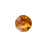 PRESTIGE Crystal, #2088 Round Flatback Rhinestone SS12, Light Amber (1 Piece)