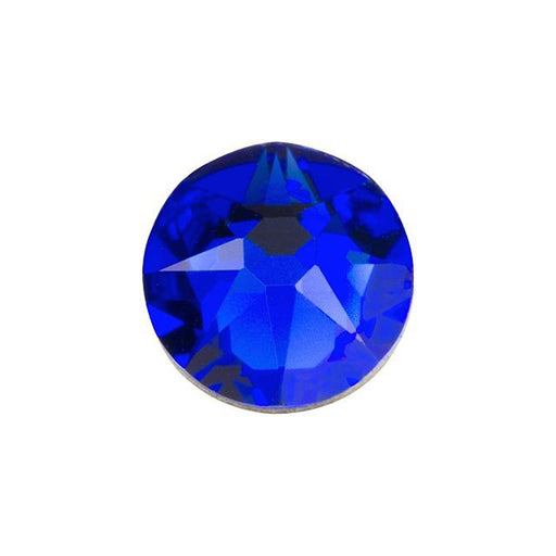 PRESTIGE Crystal, #2088 Round Flatback Rhinestone SS34, Majestic Blue (1 Piece)