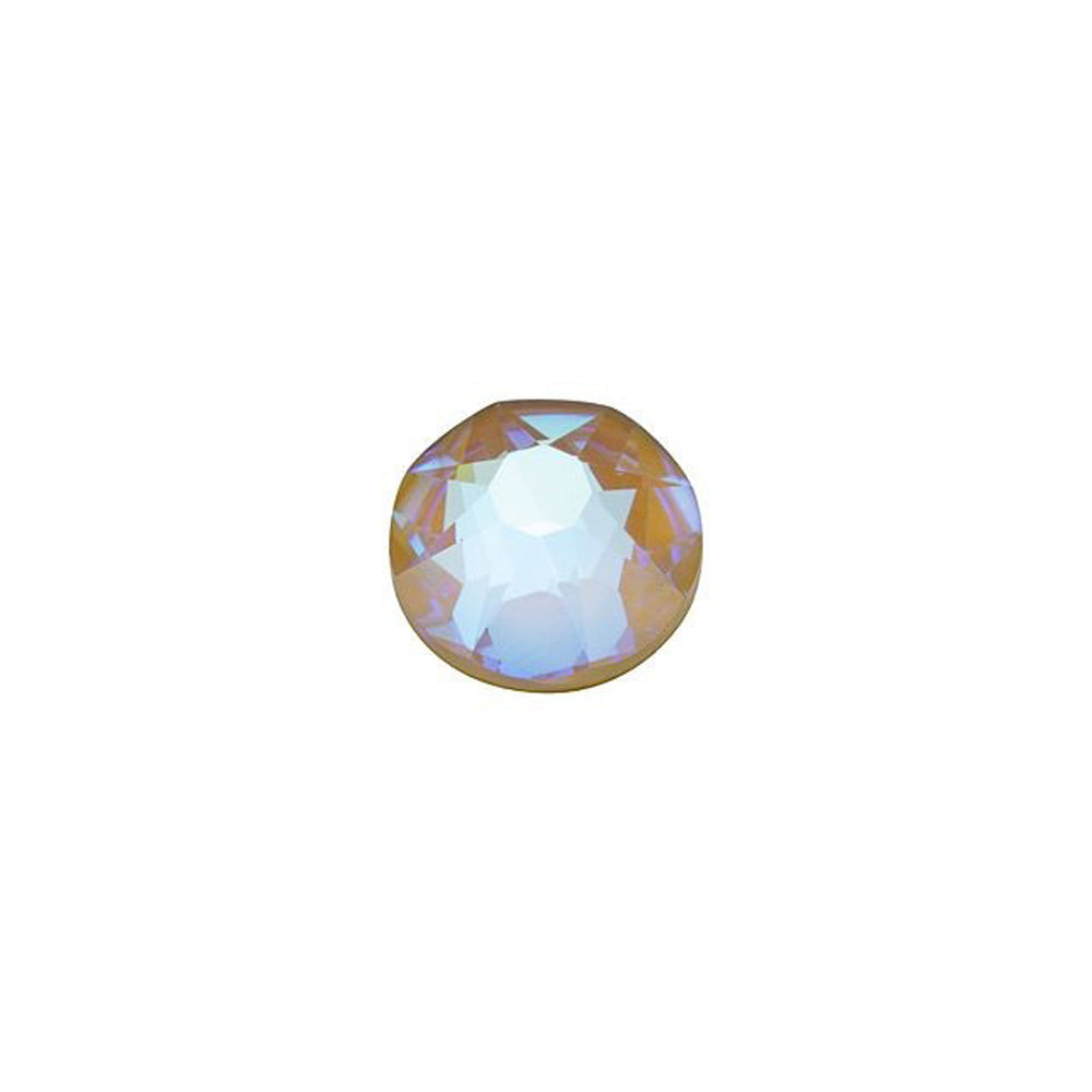 PRESTIGE Crystal, #2088 Round Flatback Rhinestone SS20, Ochre DeLite LacquerPRO (1 Piece)