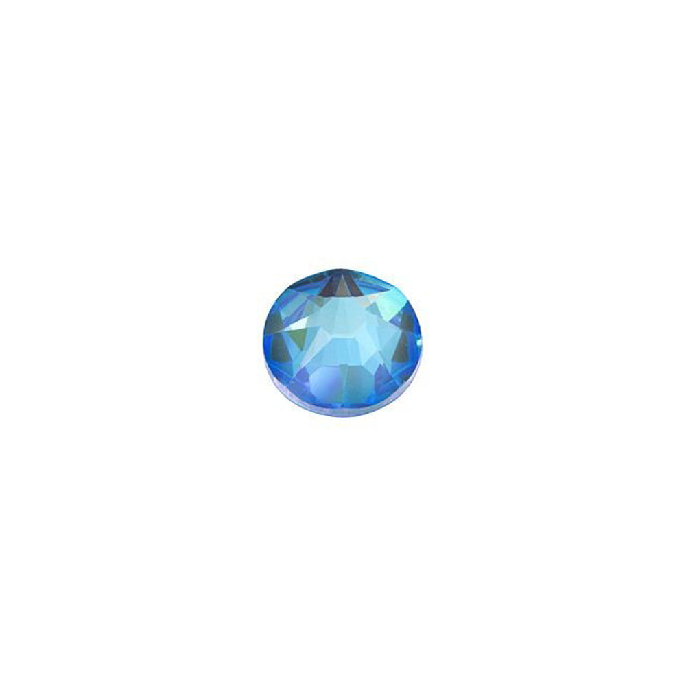 PRESTIGE Crystal, #2088 Round Flatback Rhinestone SS16, Ocean DeLite LacquerPRO (1 Piece)
