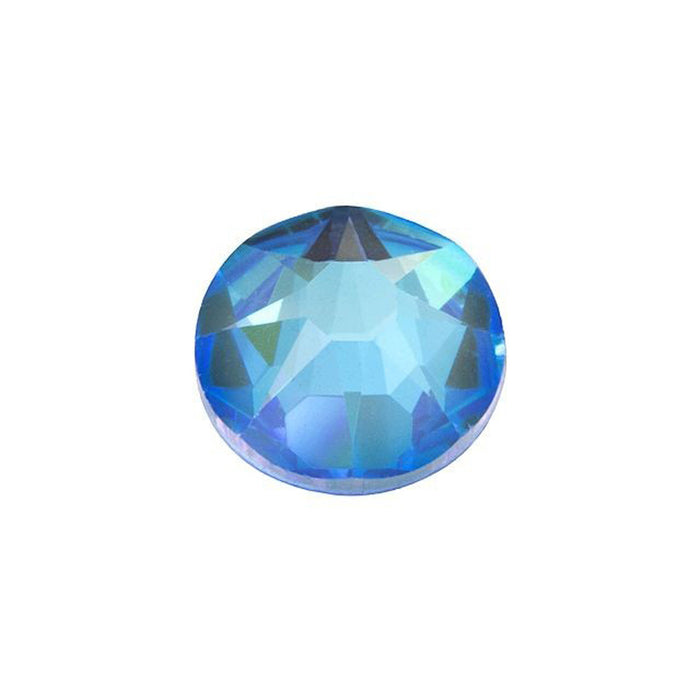 PRESTIGE Crystal, #2088 Round Flatback Rhinestone SS30, Ocean DeLite LacquerPRO (1 Piece)