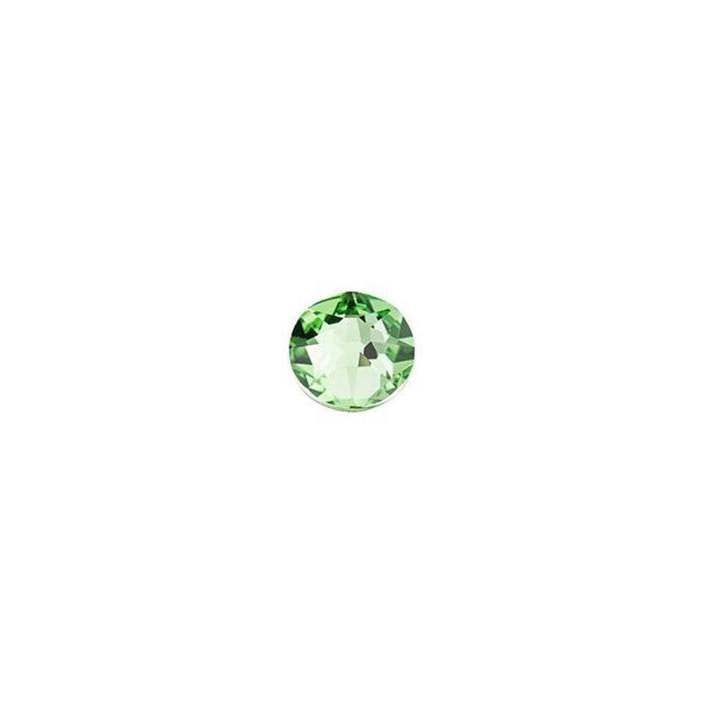 PRESTIGE Crystal, #2088 Round Flatback Rhinestone SS12, Peridot (1 Piece)
