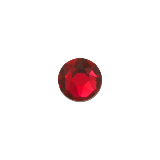 PRESTIGE Crystal, #2088 Round Flatback Rhinestone SS20, Scarlet (1 Piece)