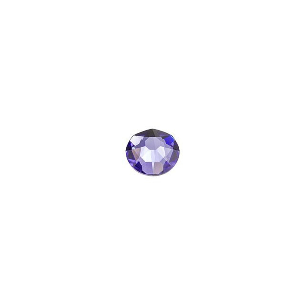 PRESTIGE Crystal, #2088 Round Flatback Rhinestone SS12, Tanzanite (1 Piece)