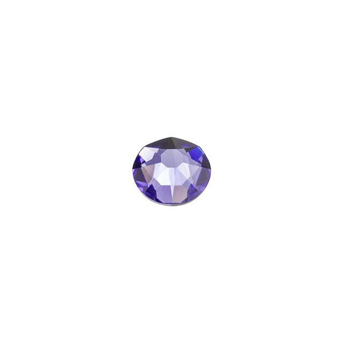 PRESTIGE Crystal, #2088 Round Flatback Rhinestone SS16, Tanzanite (1 Piece)