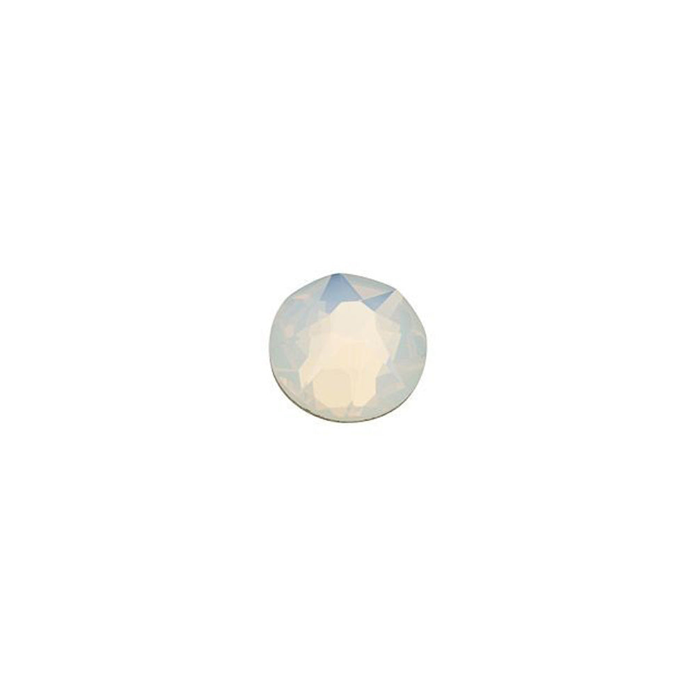 PRESTIGE Crystal, #2088 Round Flatback Rhinestone SS16, White Opal (1 Piece)