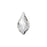 PRESTIGE Crystal, #2205 Flame Flatback Rhinestone 10mm, Crystal (1 Piece)