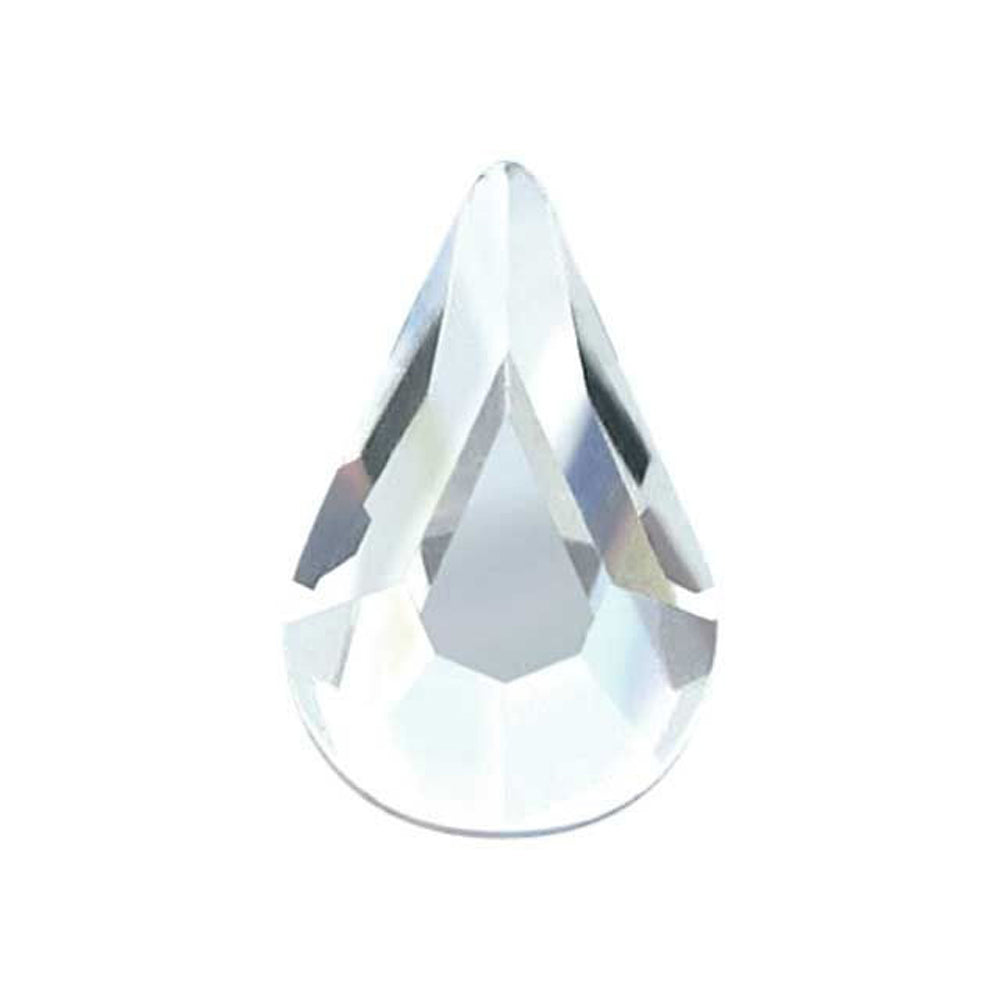 PRESTIGE Crystal, #2300 Teardrop Flatback Rhinestone 10mm, Crystal (1 Piece)