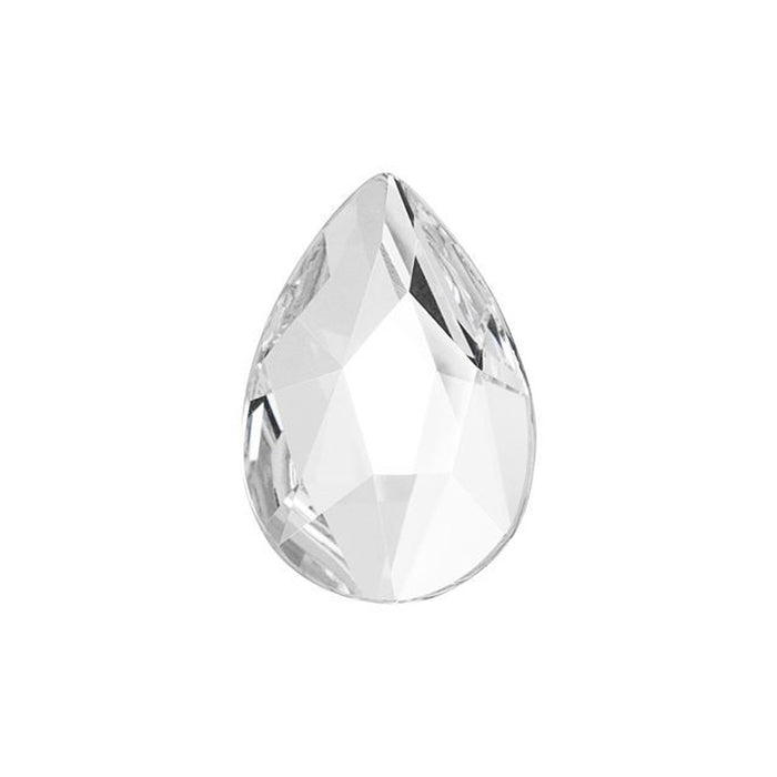 PRESTIGE Crystal, #2303 Pear Flatback Rhinestone 14mm, Crystal (1 Piece)