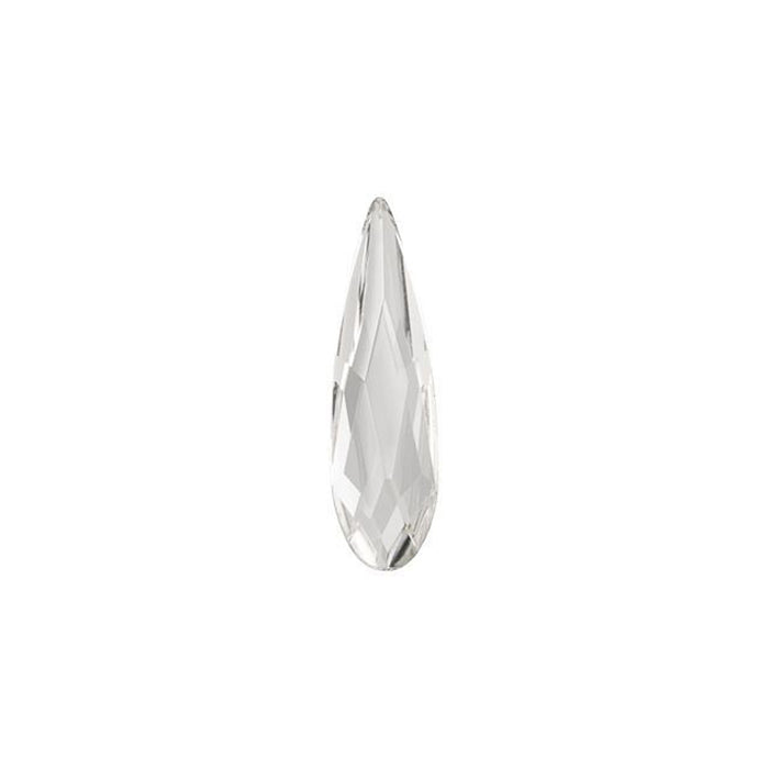 PRESTIGE Crystal, #2304 Raindrop Flatback Rhinestone 10mm, Crystal (1 Piece)