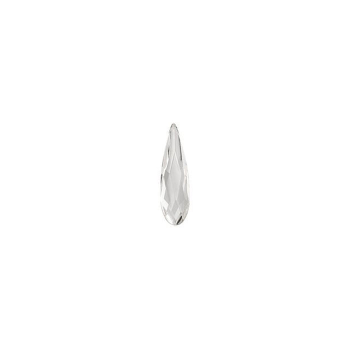 PRESTIGE Crystal, #2304 Raindrop Flatback Rhinestone 6x1.7mm, Crystal (1 Piece)