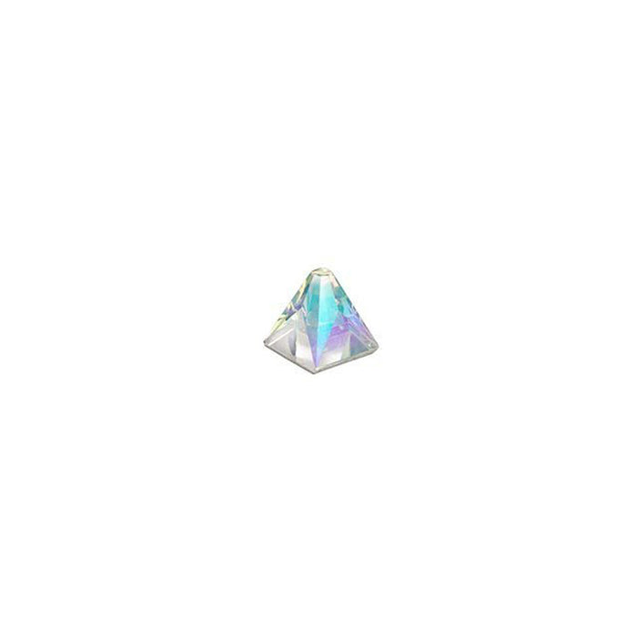 PRESTIGE Crystal, #2419 Square Spike Flatback Rhinestone 4mm, Crystal AB (1 Piece)
