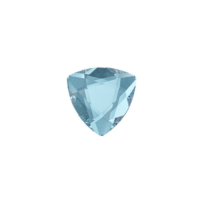 PRESTIGE Crystal, #2472 Trilliant Flatback Rhinestone 10mm, Aquamarine (1 Piece)