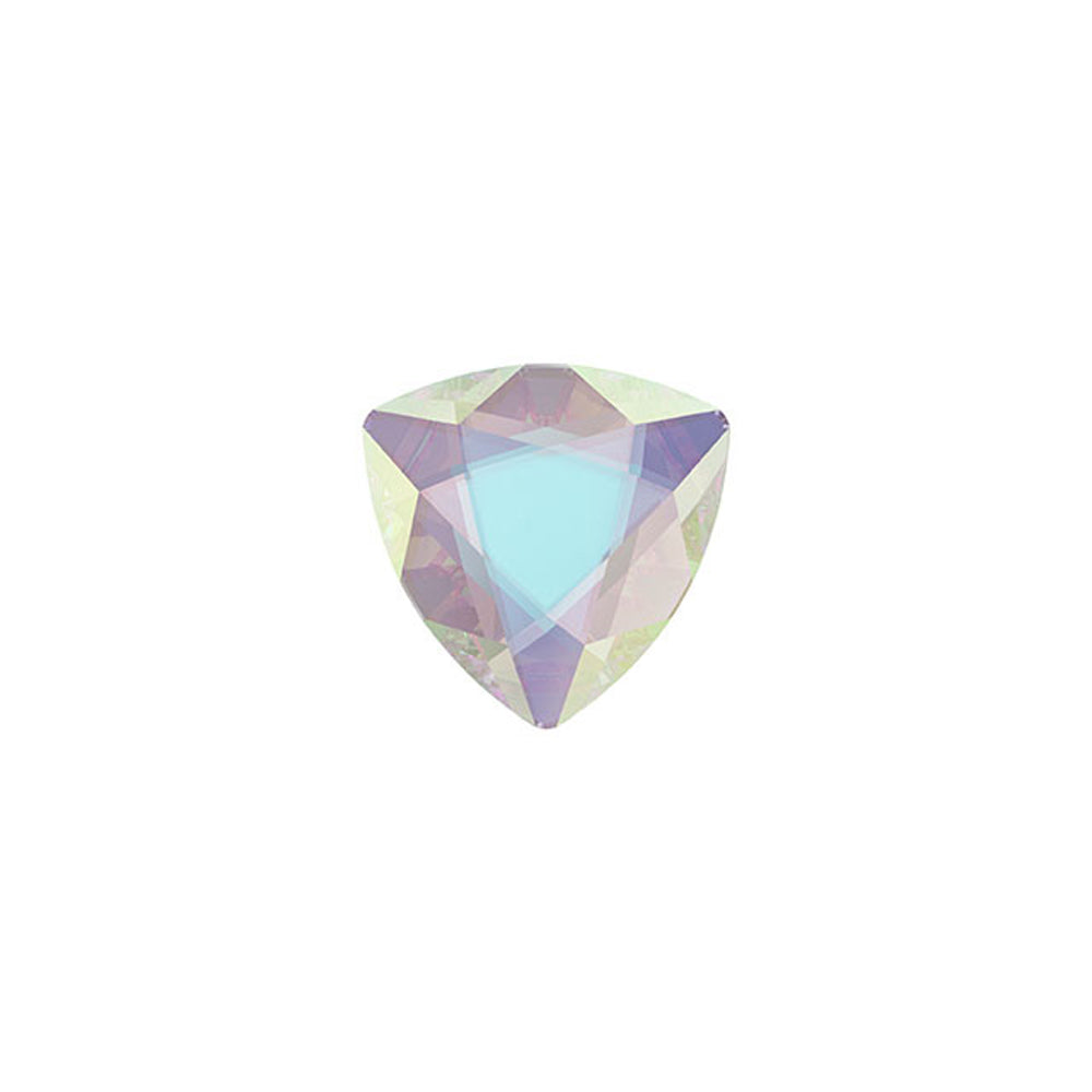 PRESTIGE Crystal, #2472 Trilliant Flatback Rhinestone 10mm, Crystal AB (1 Piece)