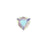 PRESTIGE Crystal, #2472 Trilliant Flatback Rhinestone 5mm, Crystal AB (1 Piece)