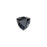 PRESTIGE Crystal, #2472 Trilliant Flatback Rhinestone 5mm, Graphite (1 Piece)