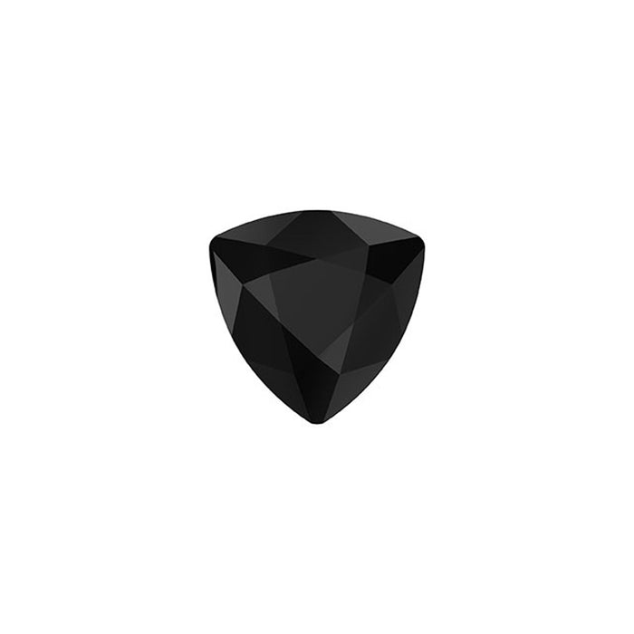 PRESTIGE Crystal, #2472 Trilliant Flatback Rhinestone 10mm, Jet (1 Piece)