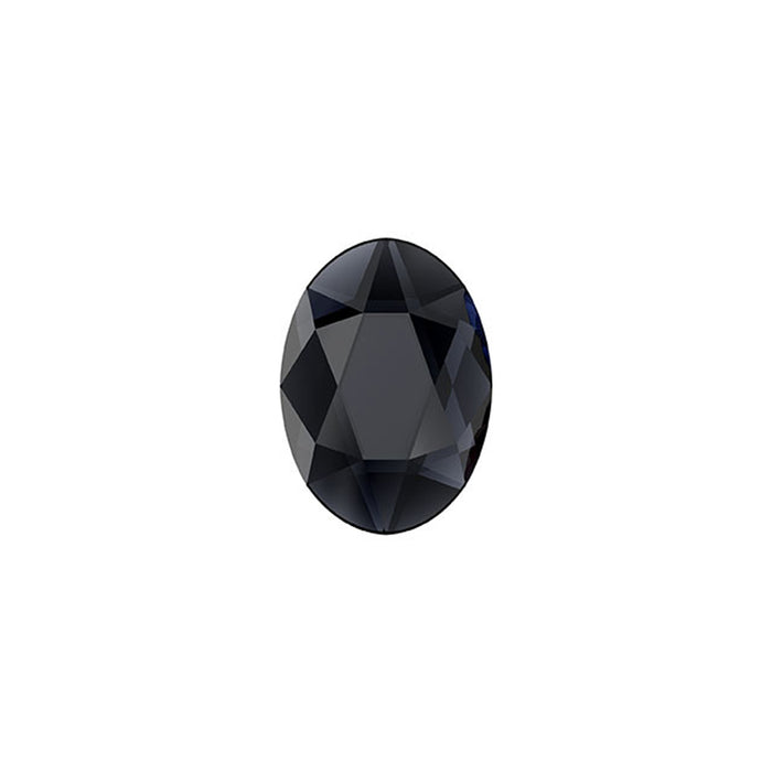 PRESTIGE Crystal, #2603 Oval Flatback Rhinestone 14mm, Graphite (1 Piece)