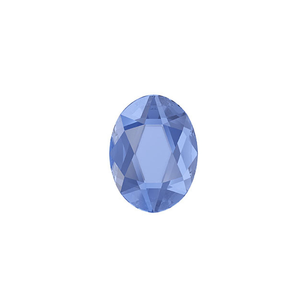 PRESTIGE Crystal, #2603 Oval Flatback Rhinestone 14mm, Sapphire (1 Piece)