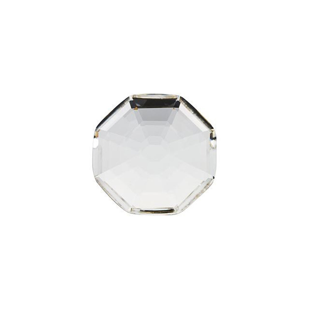 PRESTIGE Crystal, #2611 Solaris Octagon Flatback Rhinestone 8mm, Crystal (1 Piece)