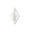 PRESTIGE Crystal, #2709 Rhombus Flatback Rhinestone 10mm, Crystal (1 Piece)