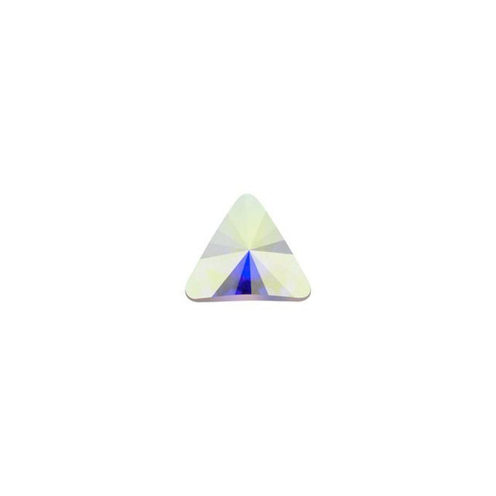 PRESTIGE Crystal, #2716 Rivoli Triangle Flatback Rhinestone 5mm, Crystal AB (1 Piece)