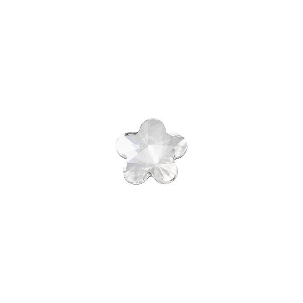PRESTIGE Crystal, #2726 Flower Flatback Rhinestone 5mm, Crystal (1 Piece)