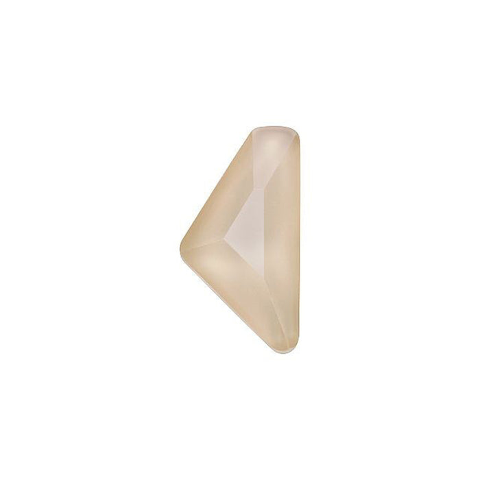 PRESTIGE Crystal, #2738 Triangle A Flatback Rhinestone 10x5mm, Ivory Cream Shiny LacquerPRO (1 Piece)