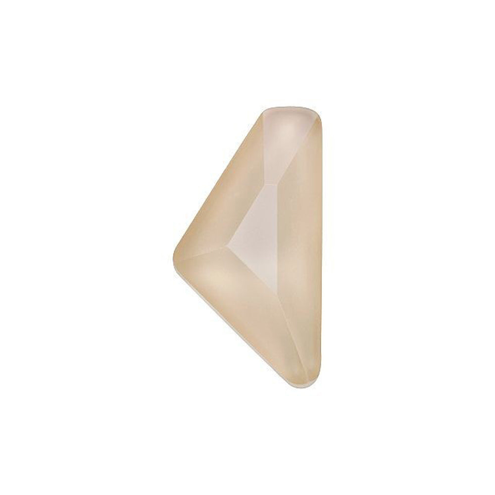 PRESTIGE Crystal, #2738 Triangle A Flatback Rhinestone 12x6mm, Ivory Cream Shiny LacquerPRO (1 Piece)