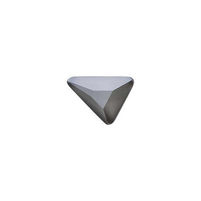 PRESTIGE Crystal, #2739 Triangle G Flatback Rhinestone 7x6.5mm, Dark Grey Shiny LacquerPRO (1 Piece)