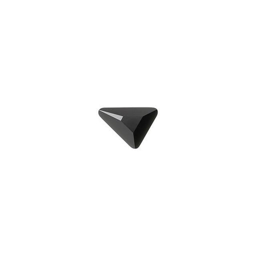 PRESTIGE Crystal, #2739 Triangle B Flatback Rhinestone 5.8x5.3mm, Jet (1 Piece)