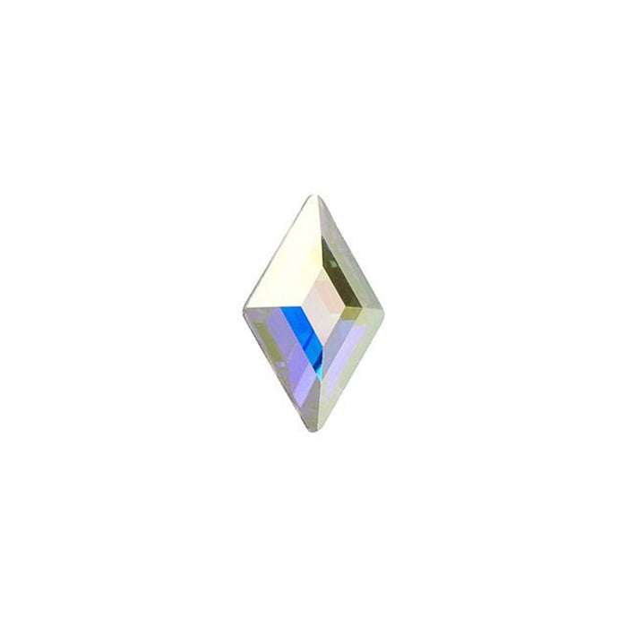 PRESTIGE Crystal, #2773 Diamond Shape Flatback Rhinestone 9.9x5.9mm, Crystal AB (1 Piece)