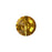 PRESTIGE Crystal, #3015 Rivoli Button 14mm, Golden Topaz (1 Piece)