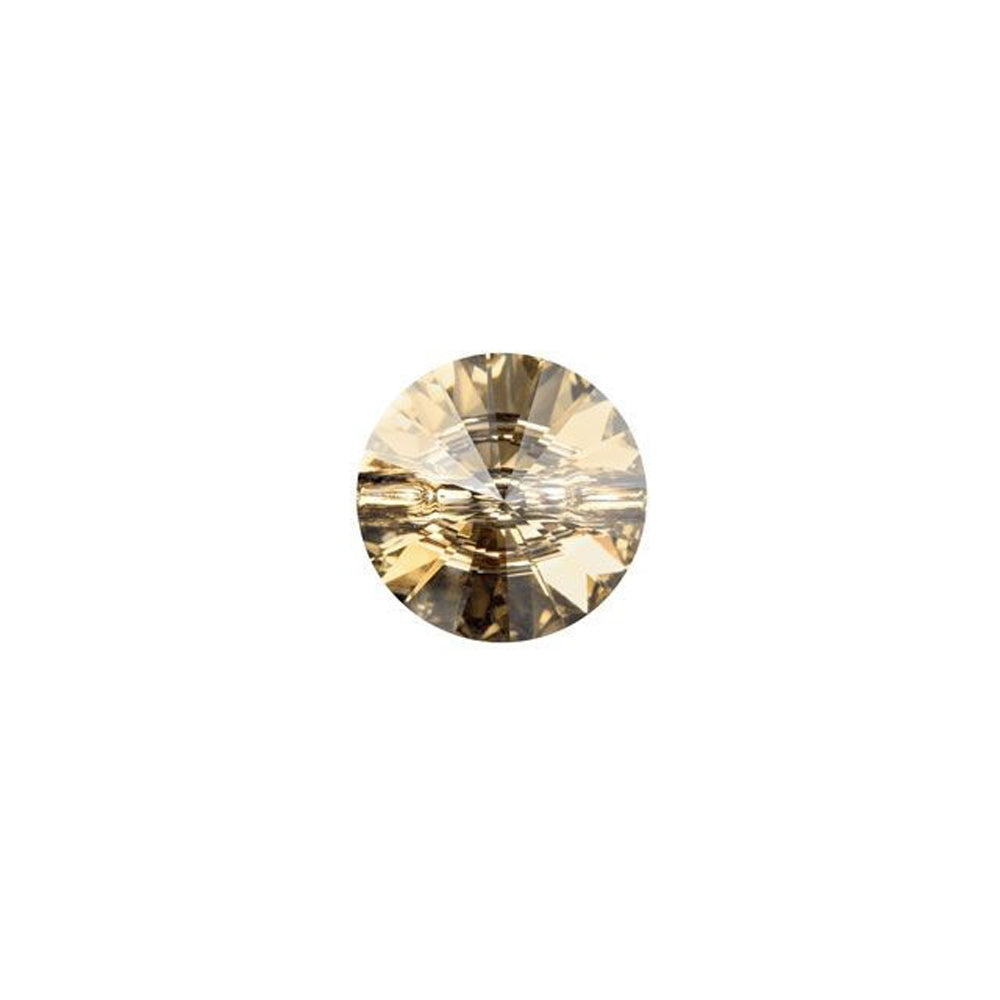 PRESTIGE Crystal, #3015 Rivoli Button 12mm, Light Colorado Topaz (1 Piece)