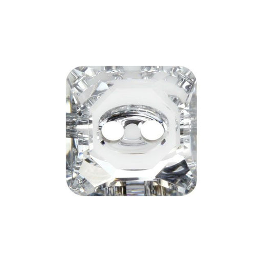 PRESTIGE Crystal, #3017 Square Button 12mm, Crystal (1 Piece)