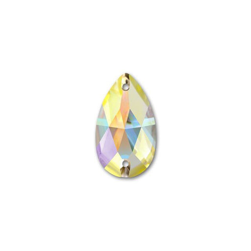 PRESTIGE Crystal, #3230 Teardrop Sew-On Stone 18mm, Crystal AB (1 Piece)