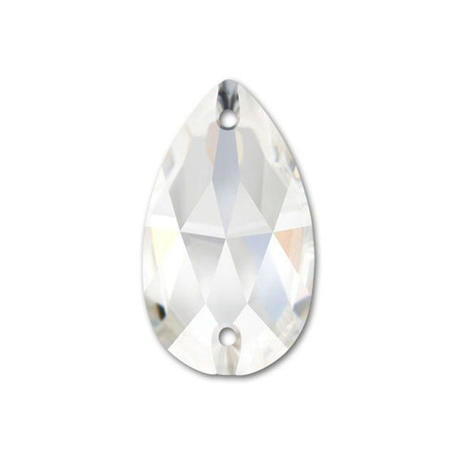 PRESTIGE Crystal, #3230 Teardrop Sew-On Stone 28mm, Crystal (1 Piece)