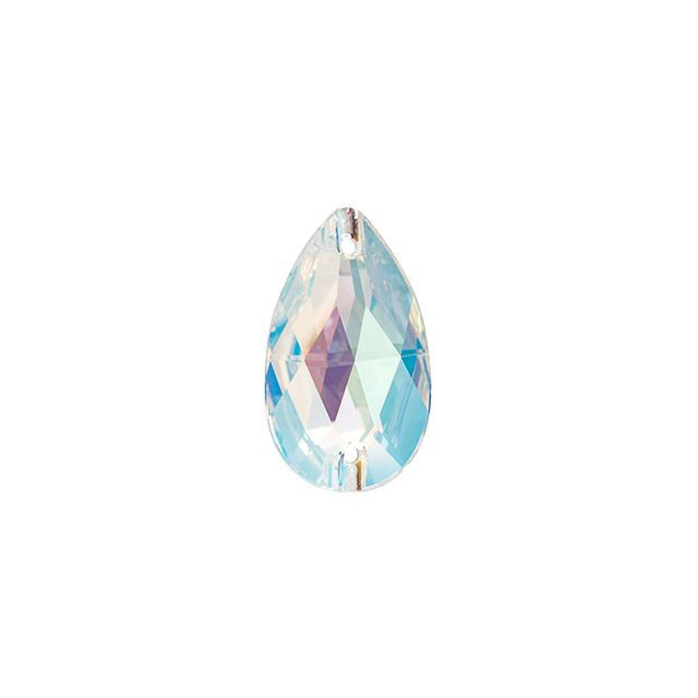 PRESTIGE Crystal, #3230 Teardrop Sew-On Stone 18mm, Crystal Shimmer (1 Piece)