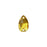 PRESTIGE Crystal, #3230 Teardrop Sew-On Stone 12x7mm, Golden Topaz (1 Piece)
