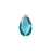 PRESTIGE Crystal, #3230 Teardrop Sew-On Stone 18x10.5mm, Light Turquoise (1 Piece)